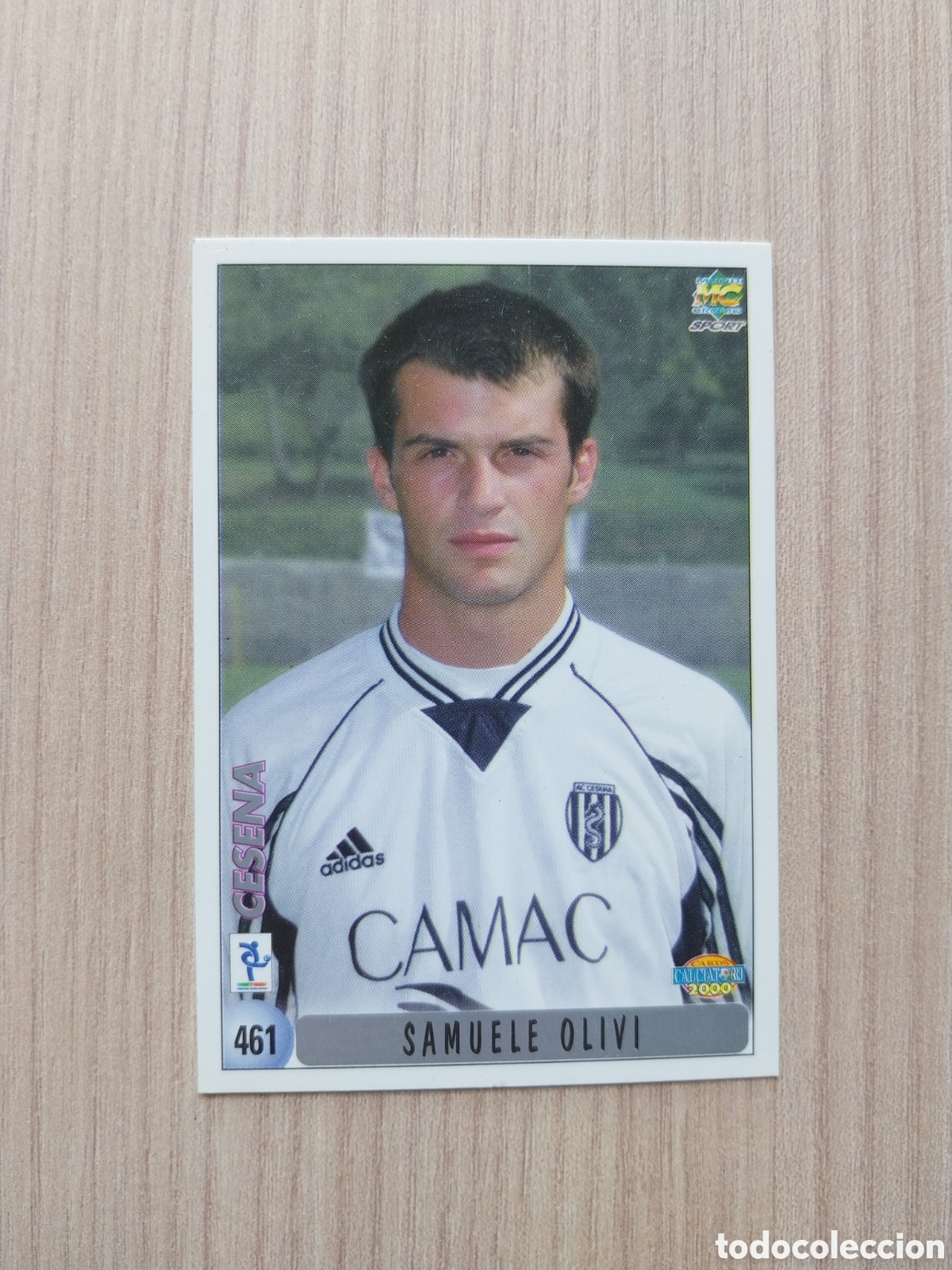 Cromos de F&uacute;tbol: SAMUELE OLIVI DAVIDE CANGINI N&deg; 461 FICHAJE CALCIATORI 1999 2000 99 00 CESENA MUNDICROMO ITALIA