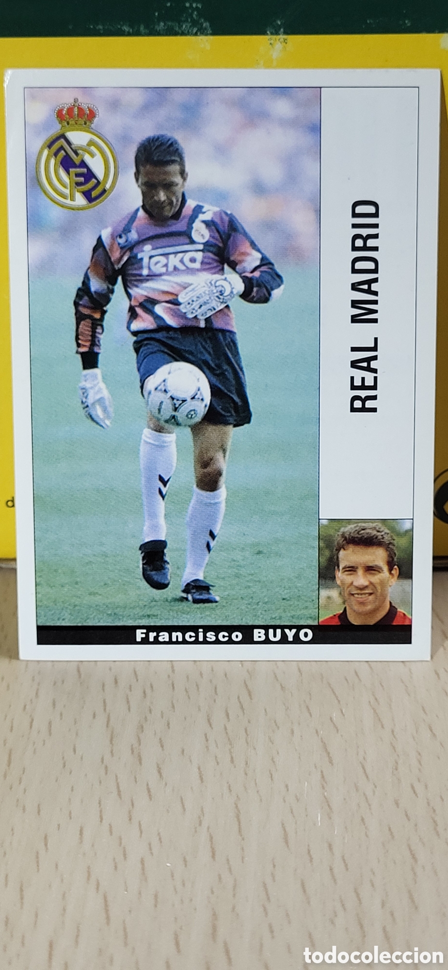 Cromos de F&uacute;tbol: FRANCISCO BUYO REAL MADRID LIGA 95 96 DE FUTBOL PROFESIONAL PANINI