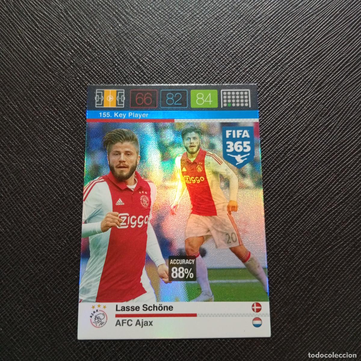 Cromos de F&uacute;tbol: 155 LASSE SCHONE AJAX ADRENALYN 2015 2016 FIFA 365 CROMO FUTBOL 15 16 - A182 PG199