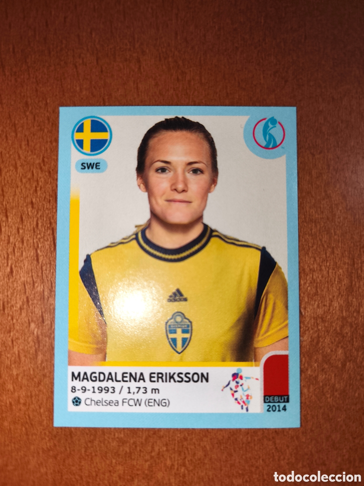 Cromos de F&uacute;tbol: Magdalena Eriksson n&deg;224 Uefa Women's Euro 2022 Suecia