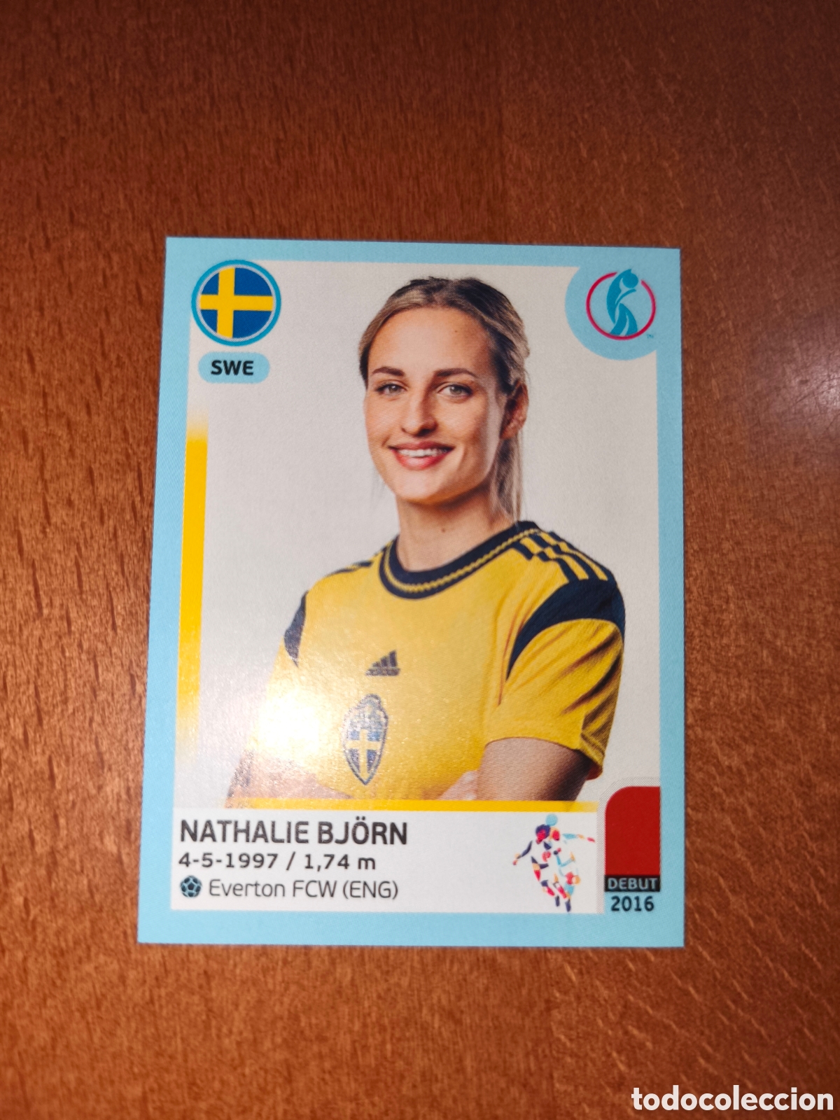 Cromos de F&uacute;tbol: Nathalie Bjorn n&deg;225 Uefa Women's Euro 2022 Suecia