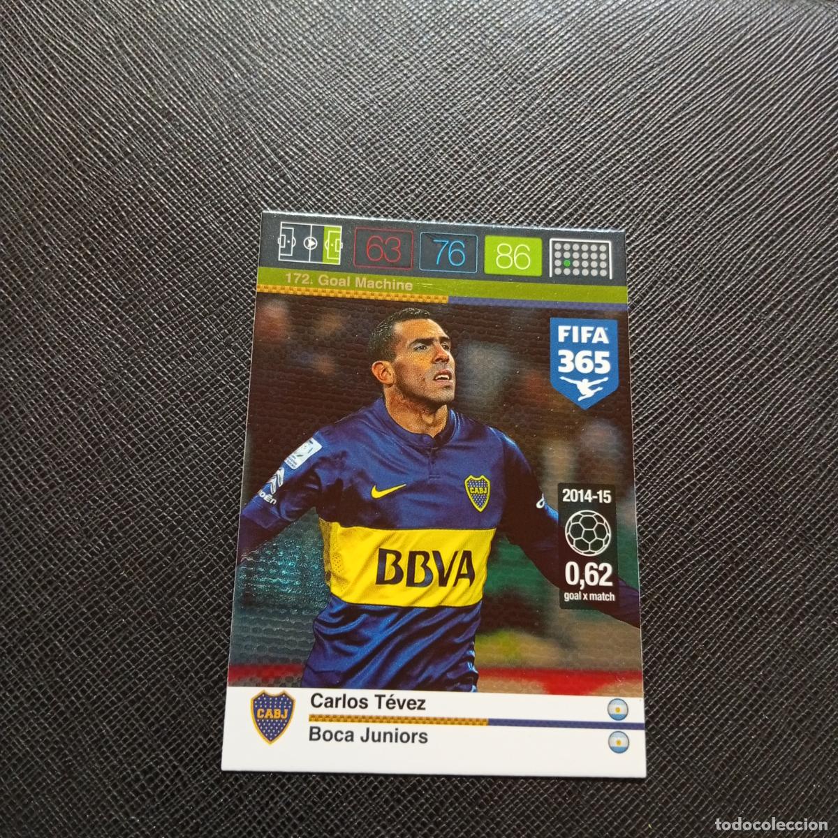Cromos de F&uacute;tbol: 172 CARLOS TEVEZ BOCA JUNIORS ADRENALYN 2015 2016 FIFA 365 CROMO FUTBOL 15 16 - A182 PG271