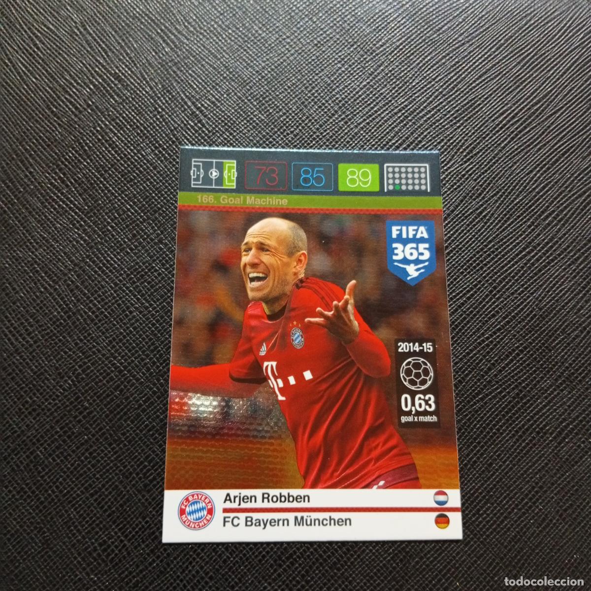 Cromos de F&uacute;tbol: 166 ARJEN ROBBEN BAYERN MUNICH ADRENALYN 2015 2016 FIFA 365 CROMO FUTBOL 15 16 - A182 PG271