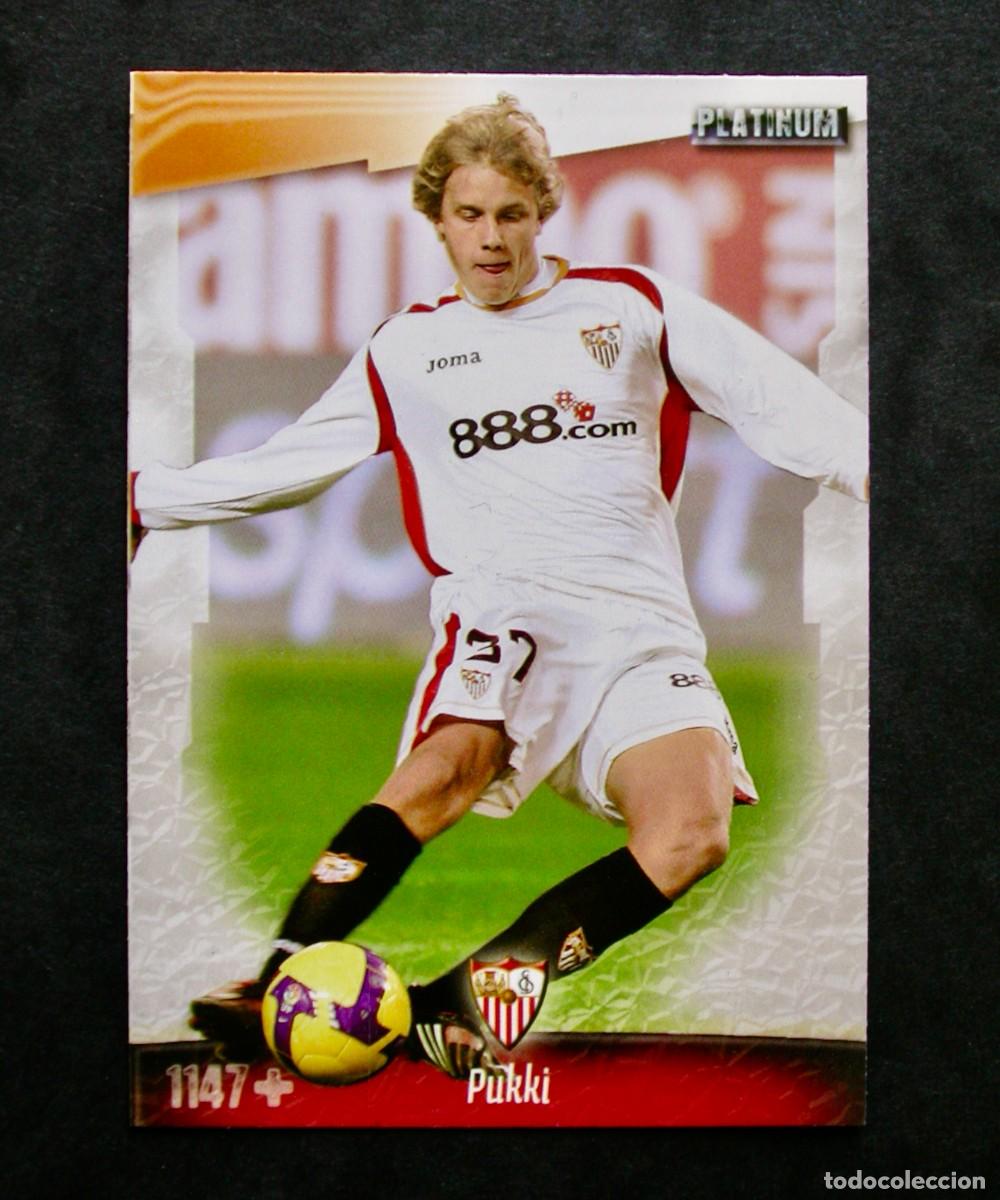 Cromos de F&uacute;tbol: 1147 TEEMU PUKKI / SEVILLA / PLUS III / FICHAS DE LA LIGA 2008 2009 08 09 / MUNDICROMO (ROOKIE CARD)