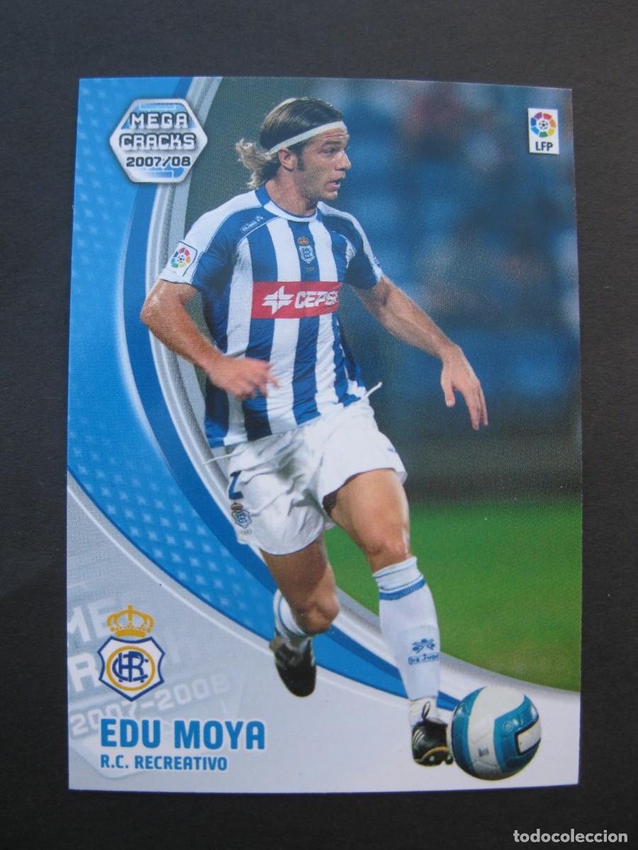 Cromos de F&uacute;tbol: EDU MOYA (R.C. RECREATIVO) - N&ordm; 255 - MEGACRACKS 2007-2008 - PANINI - 07-08.