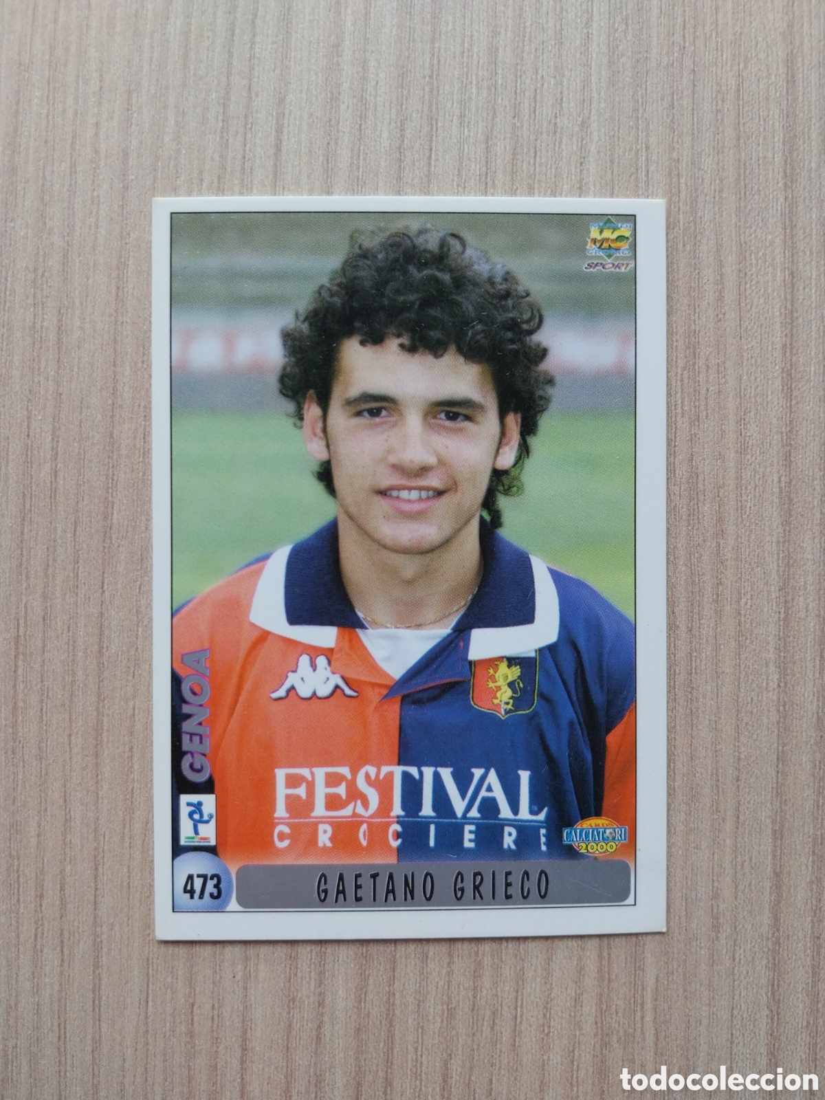 Cromos de F&uacute;tbol: GAETANO GRIECO VINCENZO D'INSANTO N&deg; 473 FICHAJE CALCIATORI 1999 2000 99 00 GENOA MUNDICROMO ITALIA