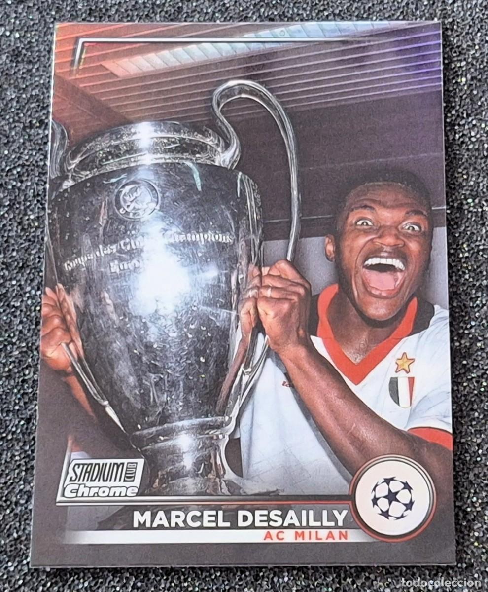 Cromos de F&uacute;tbol: Marcel Desailly AC Milan Topps Stadium Chrome Soccer