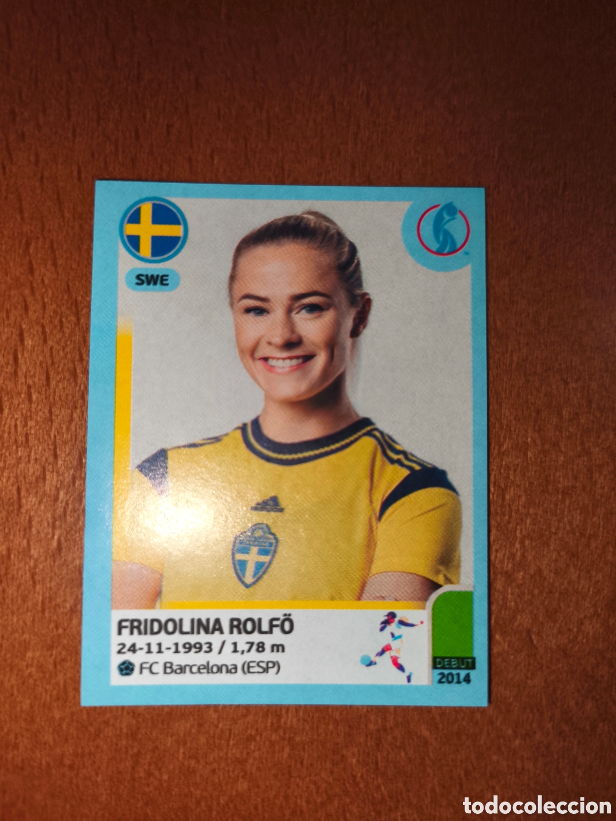 Cromos de F&uacute;tbol: Fridolina Rolfo n&deg;237 Uefa Women's Euro 2022 Suecia