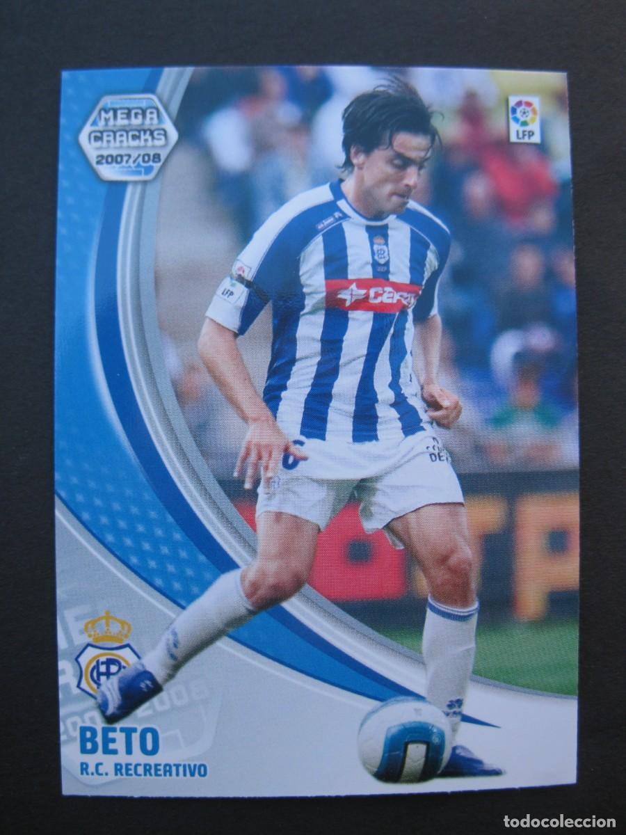 Cromos de F&uacute;tbol: BETO (R.C. RECREATIVO) - N&ordm; 256 - MEGACRACKS 2007-2008 - PANINI - 07-08.