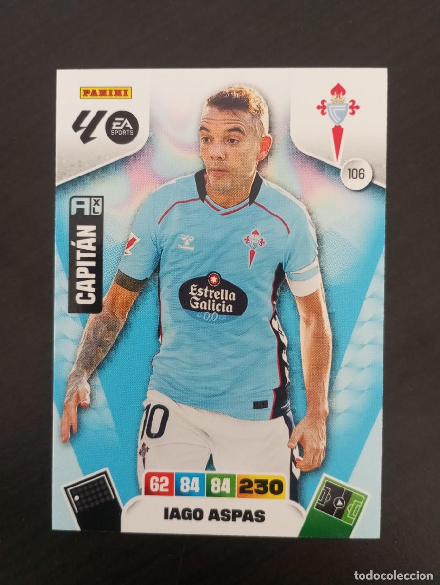 Cromos de F&uacute;tbol: CARD ADRENALYN XL PANINI 2025-2026 25 26 REGULAR IAGO ASPAS CELTA 106
