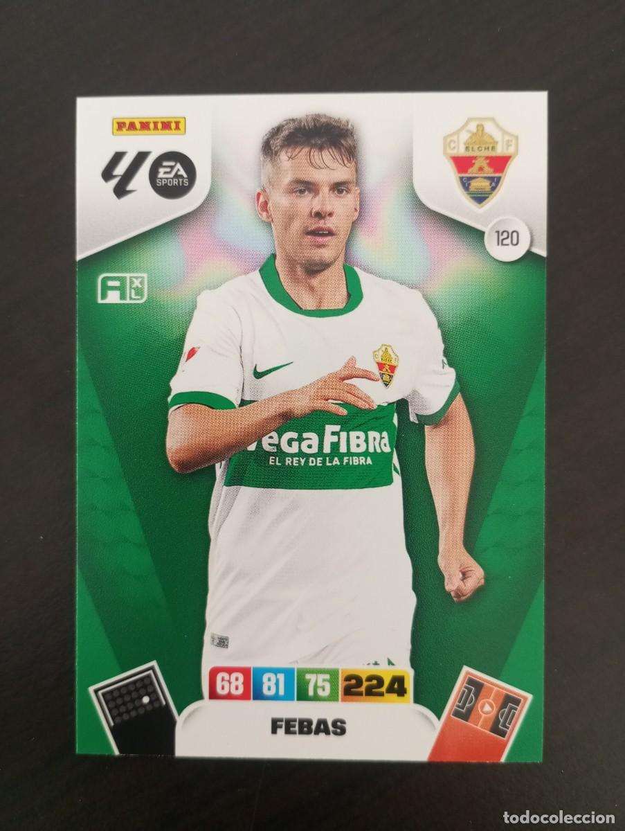 Cromos de F&uacute;tbol: CARD ADRENALYN XL PANINI 2025-2026 25 26 REGULAR FEBAS ELCHE 120