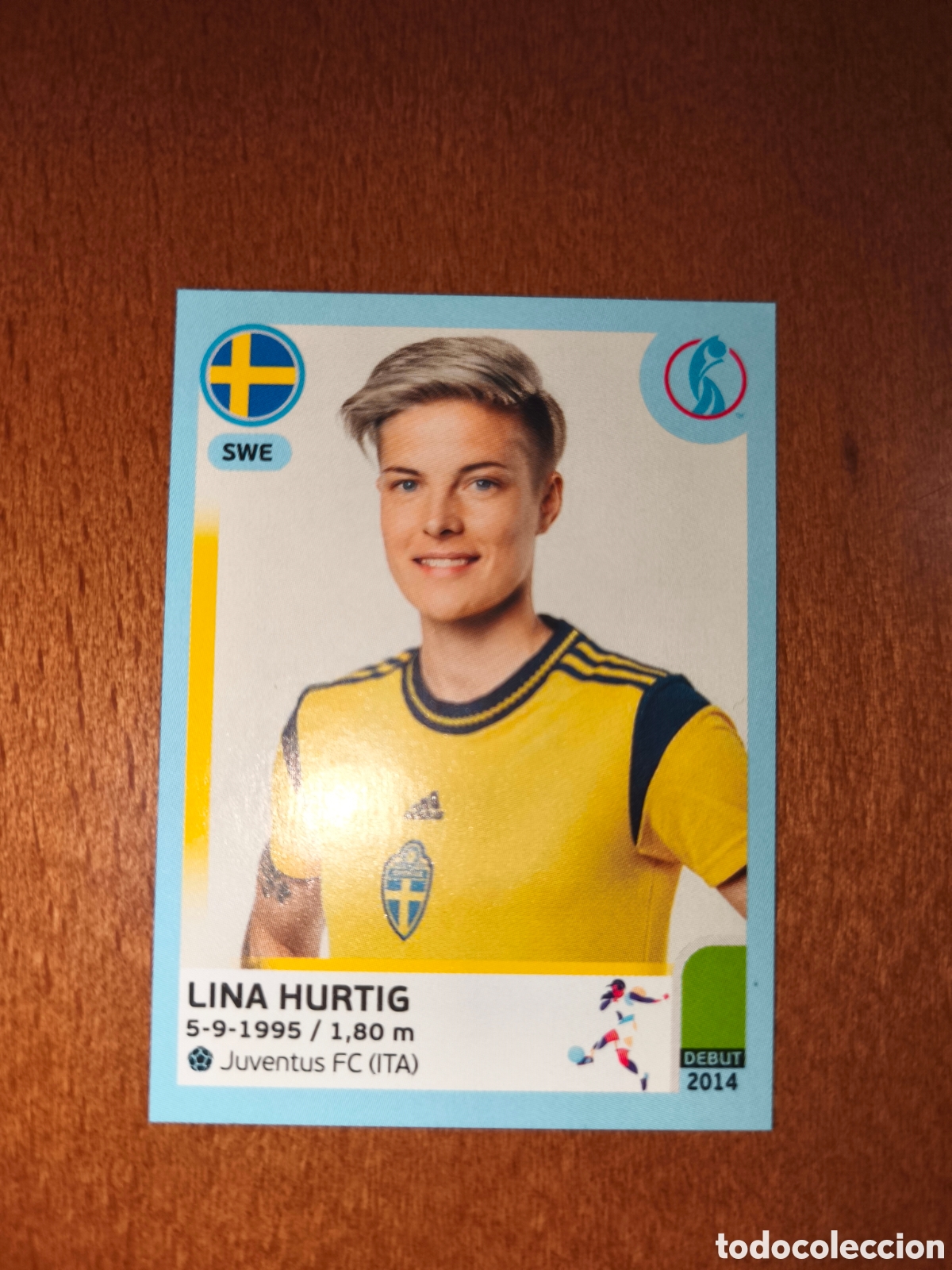 Cromos de F&uacute;tbol: Lina Hurtig n&deg;238 Uefa Women's Euro 2022 Suecia