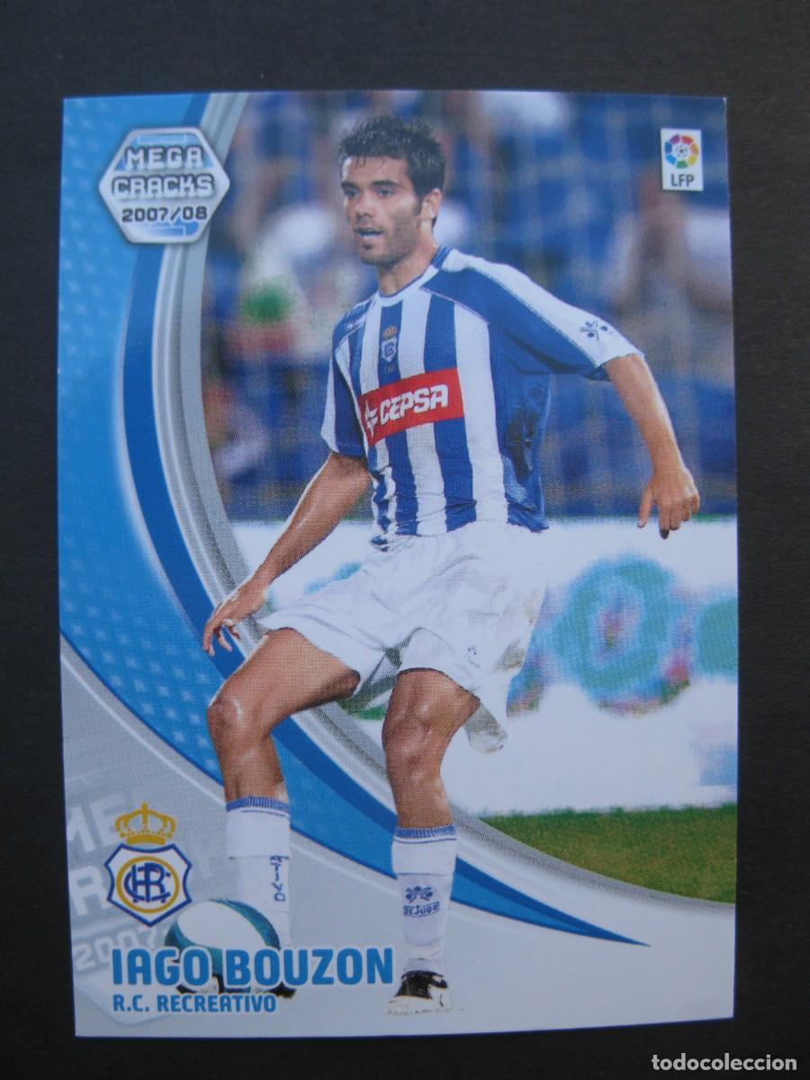 Cromos de F&uacute;tbol: IAGO BOUZON (R.C. RECREATIVO) - N&ordm; 258 - MEGACRACKS 2007-2008 - PANINI - 07-08.