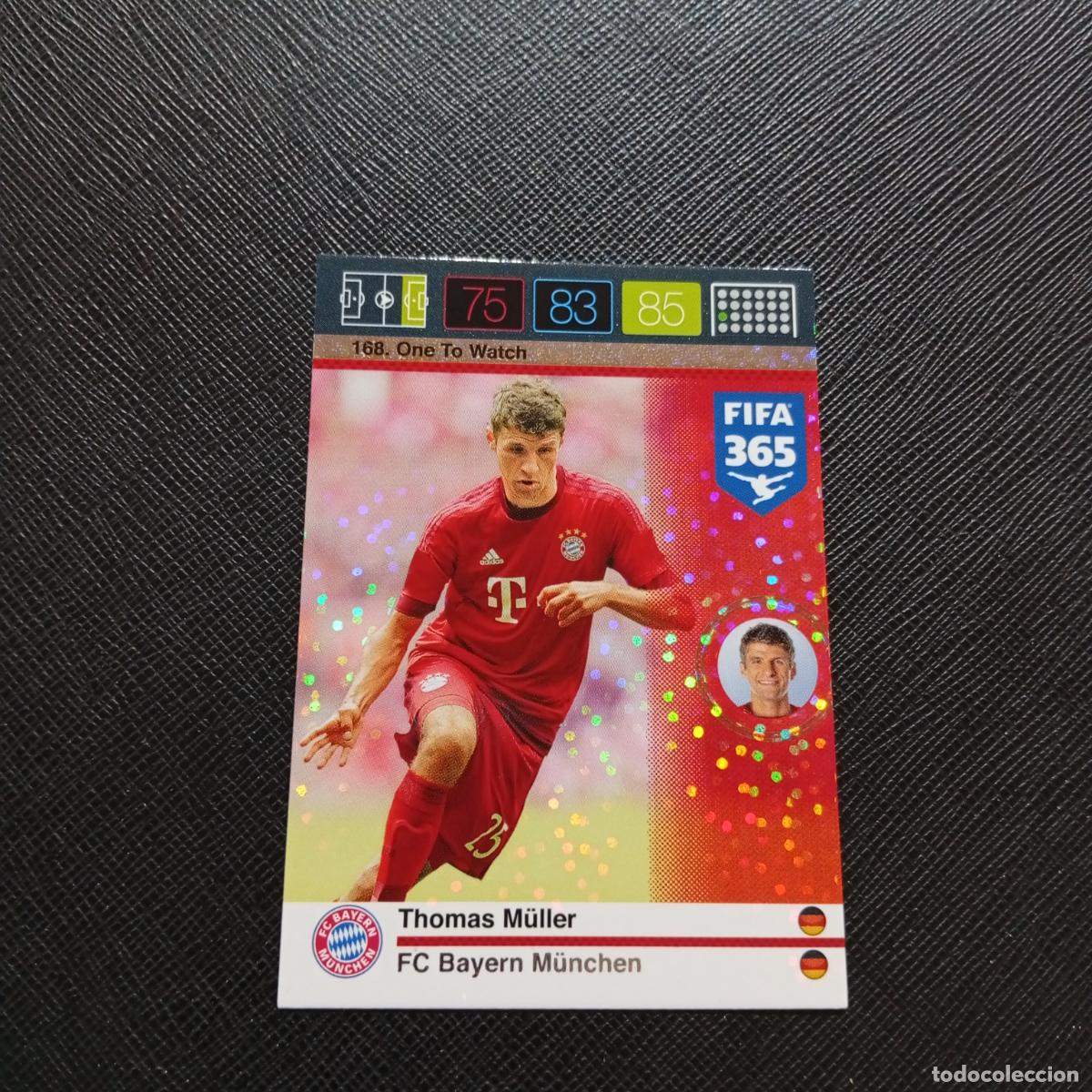 Cromos de F&uacute;tbol: 168 THOMAS MULLER BAYERN MUNICH ADRENALYN 2015 2016 FIFA 365 CROMO FUTBOL 15 16 - A182 PG271