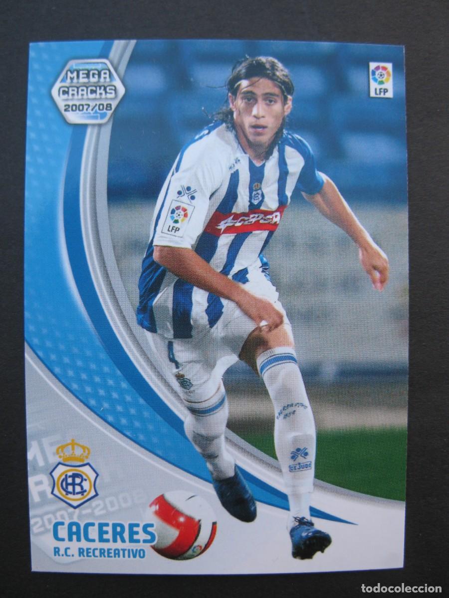 Cromos de F&uacute;tbol: CACERES (R.C. RECREATIVO) - N&ordm; 258 BIS - NUEVA FICHA - MEGACRACKS 2007-2008 - PANINI - 07-08.