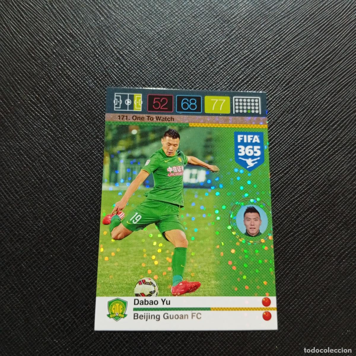 Cromos de F&uacute;tbol: 171 DABAU YU BEIJING GUOAN ADRENALYN 2015 2016 FIFA 365 CROMO FUTBOL 15 16 - A182 PG280