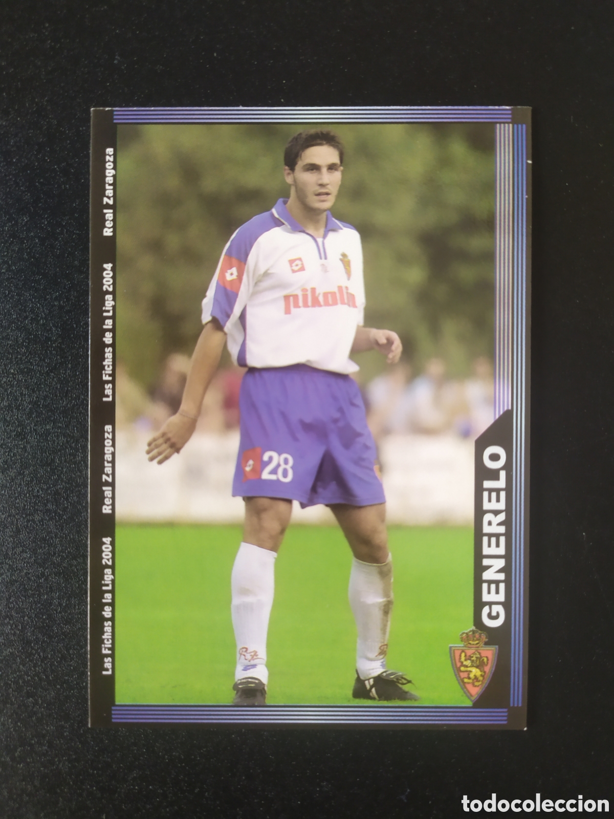 Cromos de F&uacute;tbol: Mundicromo fichas Liga 2003 2004 03 04 Generelo n&deg; 651 Real Zaragoza