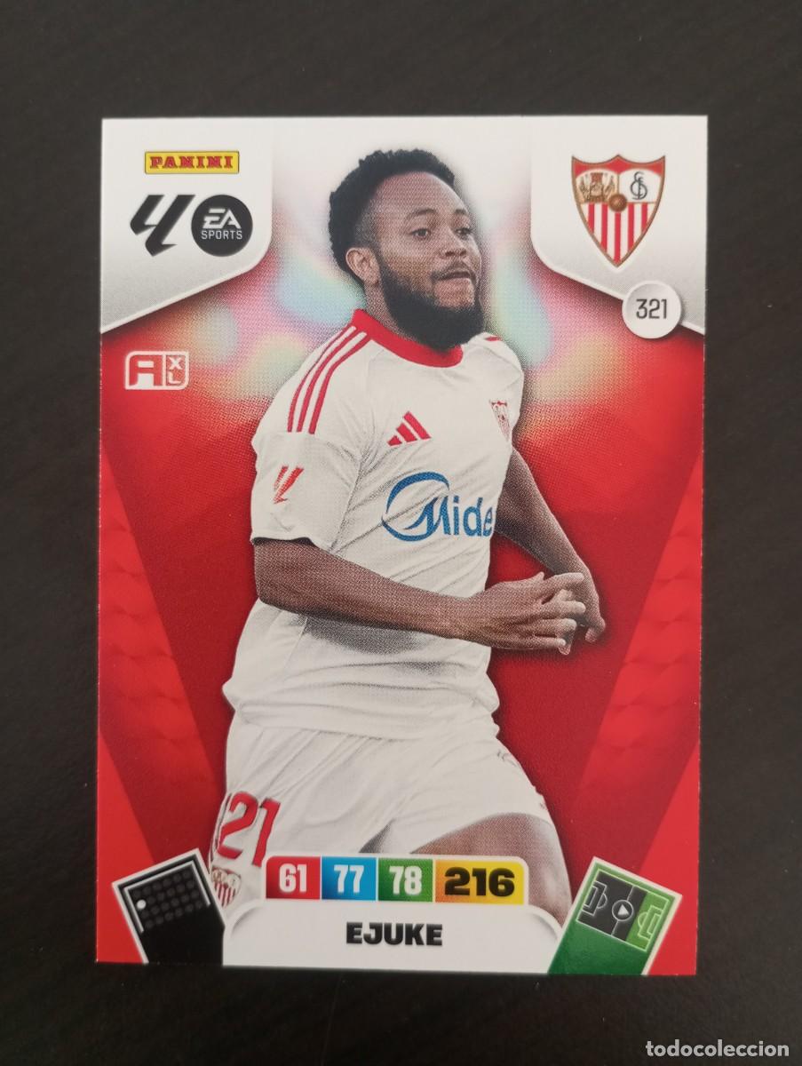 Cromos de F&uacute;tbol: CARD ADRENALYN XL PANINI 2025-2026 25 26 REGULAR EJUKE SEVILLA 321