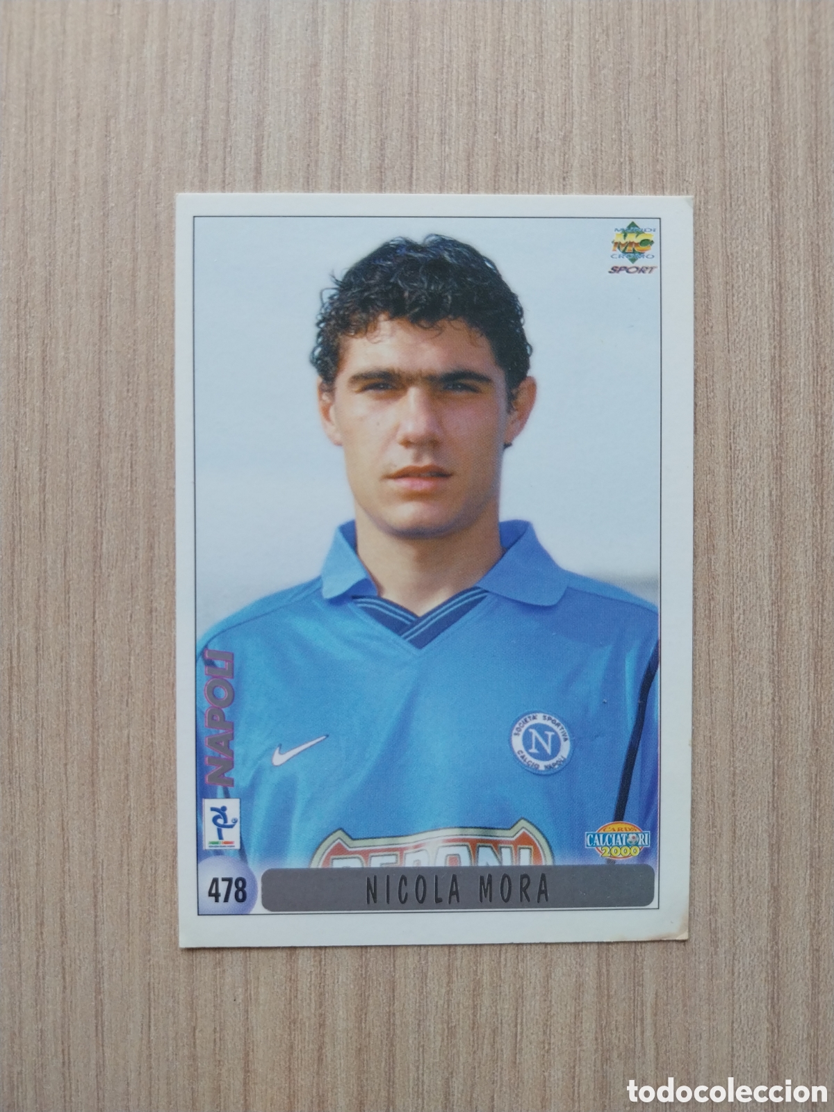 Cromos de F&uacute;tbol: NICOLA MORA STEINAR NILSEN N&deg; 478 FICHAJE CALCIATORI 1999 2000 99 00 NAPOLI MUNDICROMO ITALIA F&Uacute;TBOL