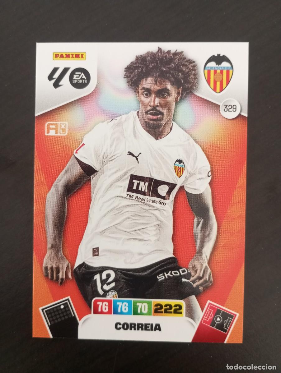 Cromos de F&uacute;tbol: CARD ADRENALYN XL PANINI 2025-2026 25 26 REGULAR CORREIA VALENCIA 329