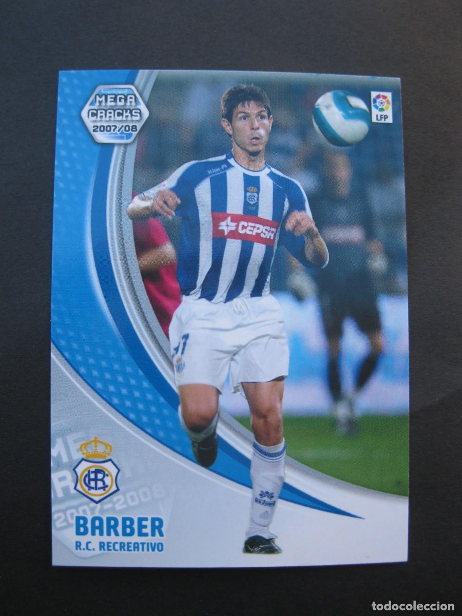 Cromos de F&uacute;tbol: BARBER (R.C. RECREATIVO) - N&ordm; 263 - MEGACRACKS 2007-2008 - PANINI - 07-08.