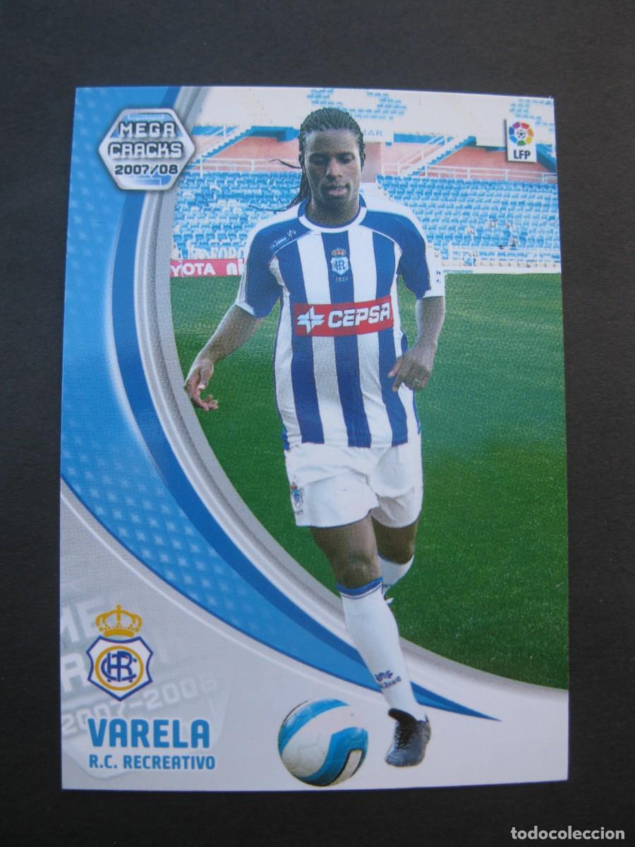 Cromos de F&uacute;tbol: VARELA (R.C. RECREATIVO) - N&ordm; 264 - MEGACRACKS 2007-2008 - PANINI - 07-08.