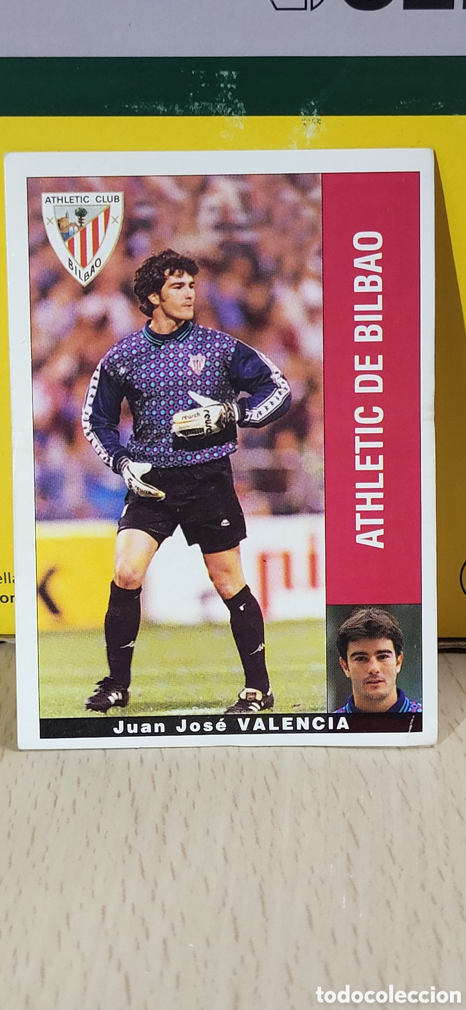 Figurine di Calcio: JUAN JOSE VALENCIA ATHLETIC CLUB BILBAO LIGA 95 96 DE FUTBOL PROFESIONAL PANINI