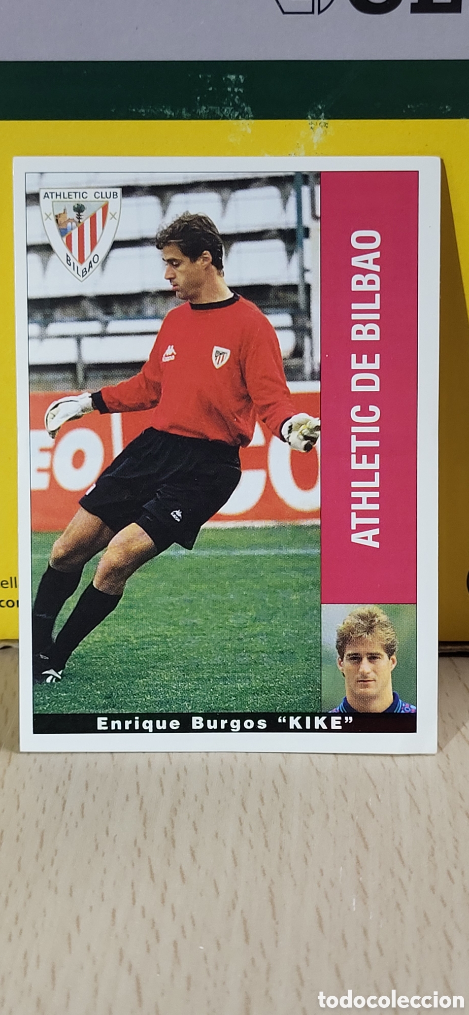 Football Stickers: ENRIQUE BURGOS KIKE ATHLETIC CLUB BILBAO LIGA 95 96 DE FUTBOL PROFESIONAL PANINI