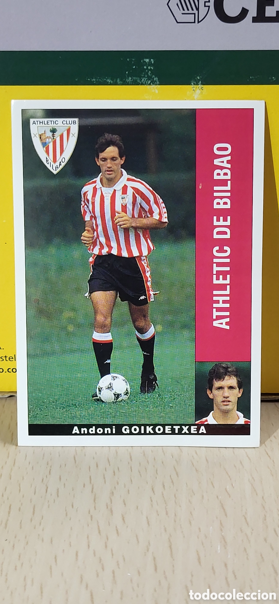 Football Stickers: ANDONI GOIKOETXEA ATHLETIC CLUB BILBAO LIGA 95 96 DE FUTBOL PROFESIONAL PANINI