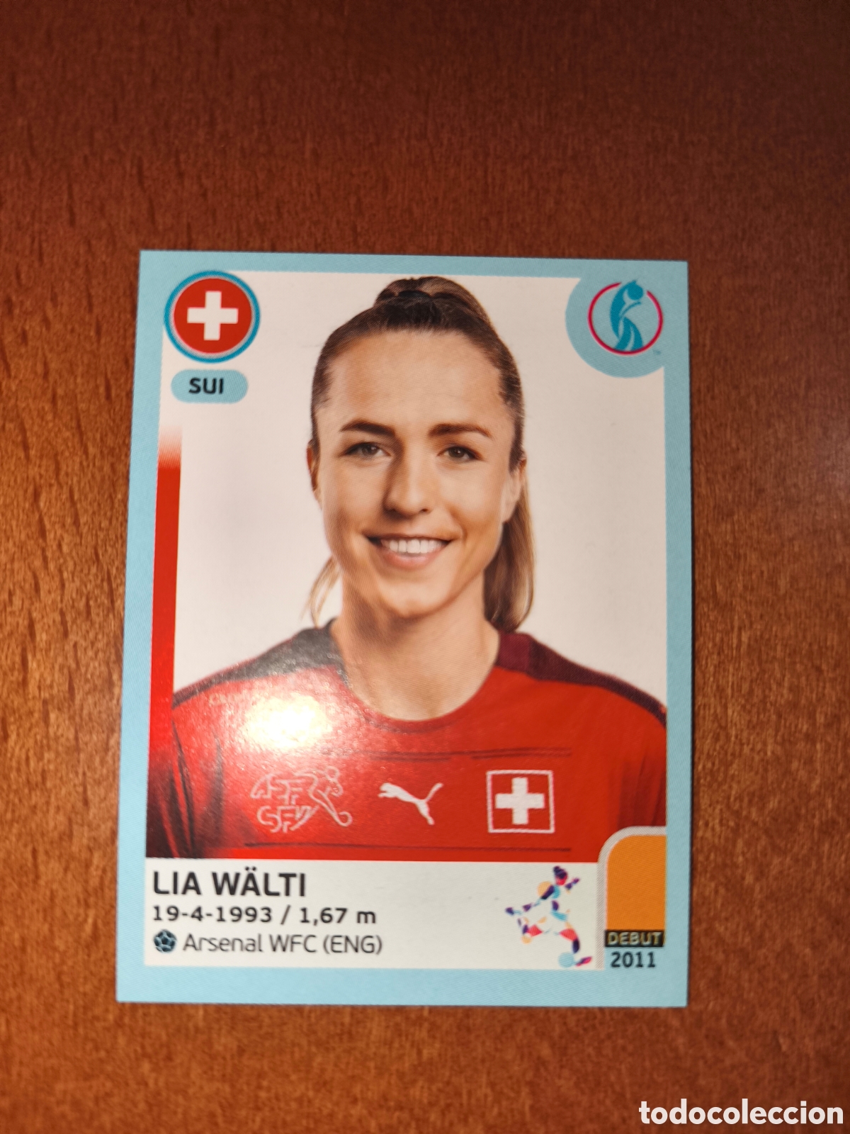 Cromos de F&uacute;tbol: Lia Walti n&deg;277 Uefa Women's Euro 2022 Suiza