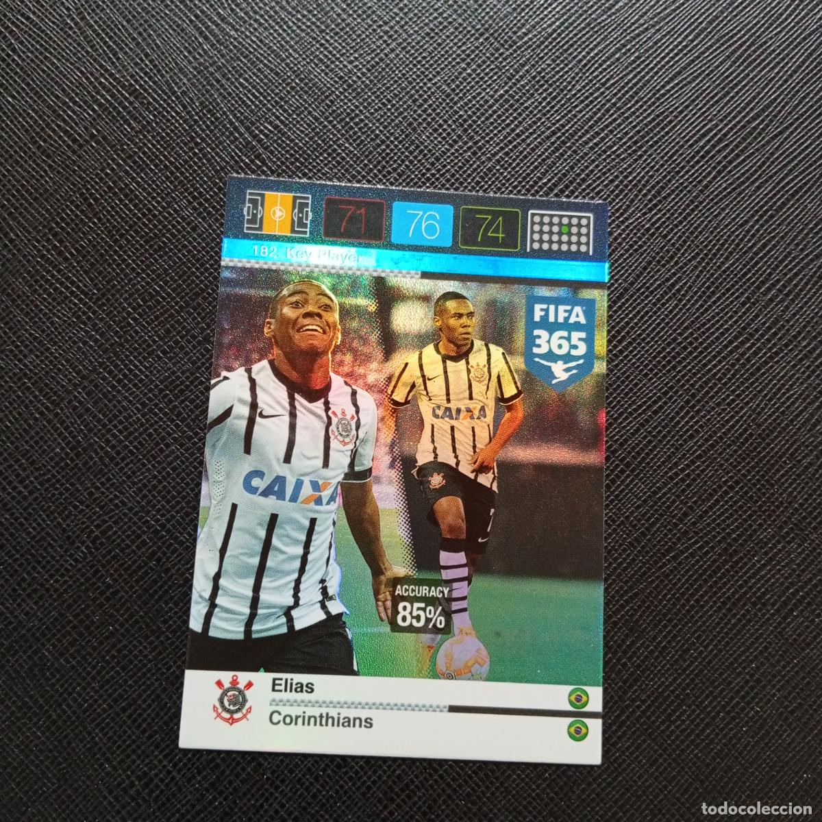 Cromos de F&uacute;tbol: 182 ELIAS CORINTHIANS ADRENALYN 2015 2016 FIFA 365 CROMO FUTBOL 15 16 - A182 PG307