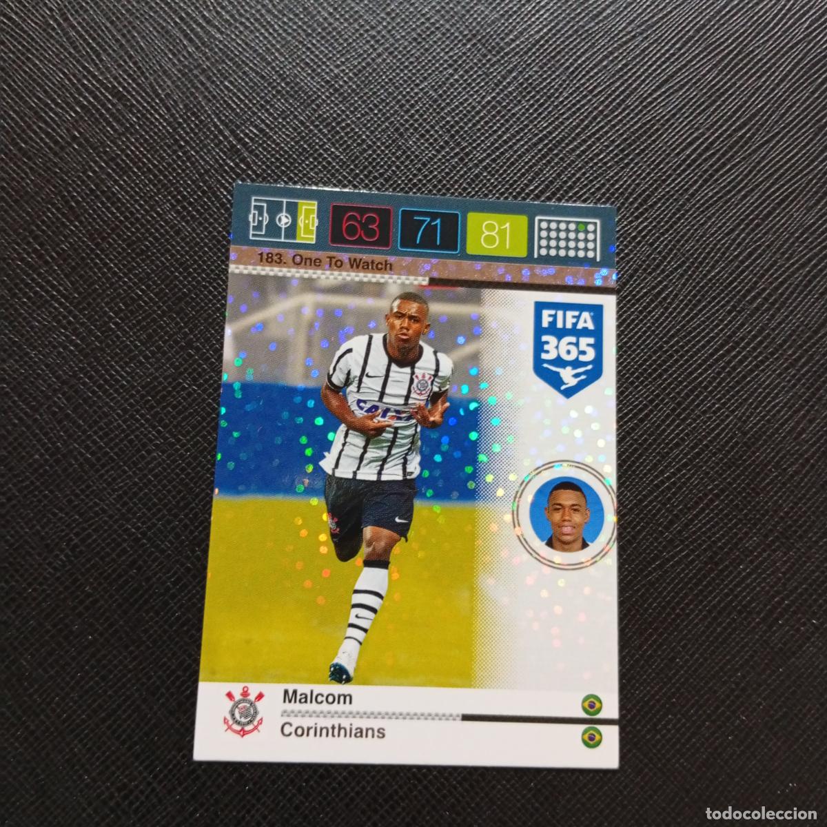 Cromos de F&uacute;tbol: 183 MALCOM CORINTHIANS ADRENALYN 2015 2016 FIFA 365 CROMO FUTBOL 15 16 - A182 PG307