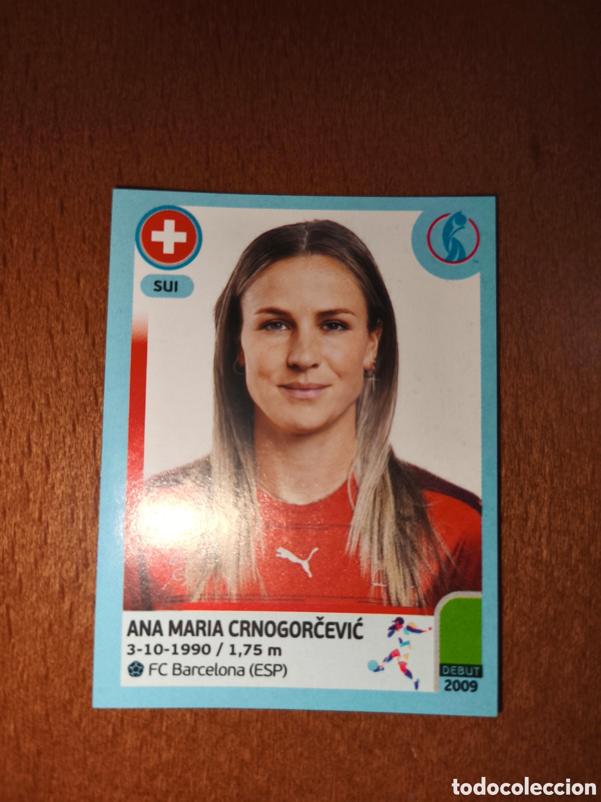 Cromos de F&uacute;tbol: Ana Maria Crnogorcevic n&deg;279 Uefa Women's Euro 2022 Suiza