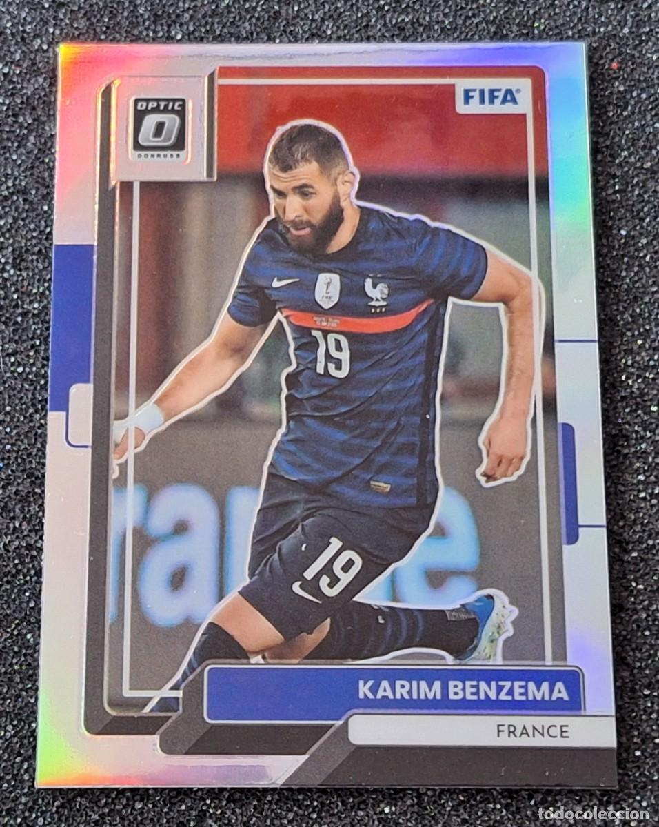 Cromos de F&uacute;tbol: Karim Benzema Francia Panini Donruss Optic Soccer Holo Prizm