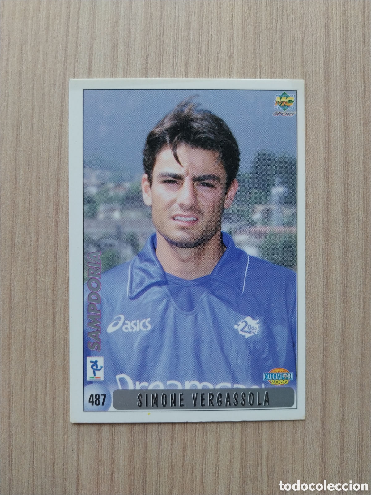 Cromos de F&uacute;tbol: SIMONE VERGASSOLA ANTONIO CAT&Eacute; MARCOS N&deg; 487 FICHAJE CALCIATORI 1999 2000 99 00 SAMPDORIA MUNDICROMO