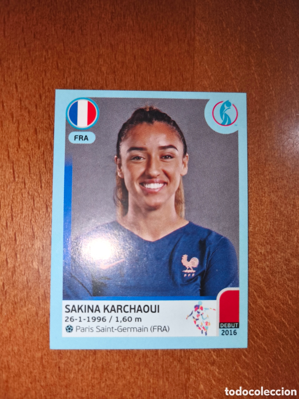 Cromos de F&uacute;tbol: Sakina Karchaoui n&deg;289 Uefa Women's Euro 2022 Francia