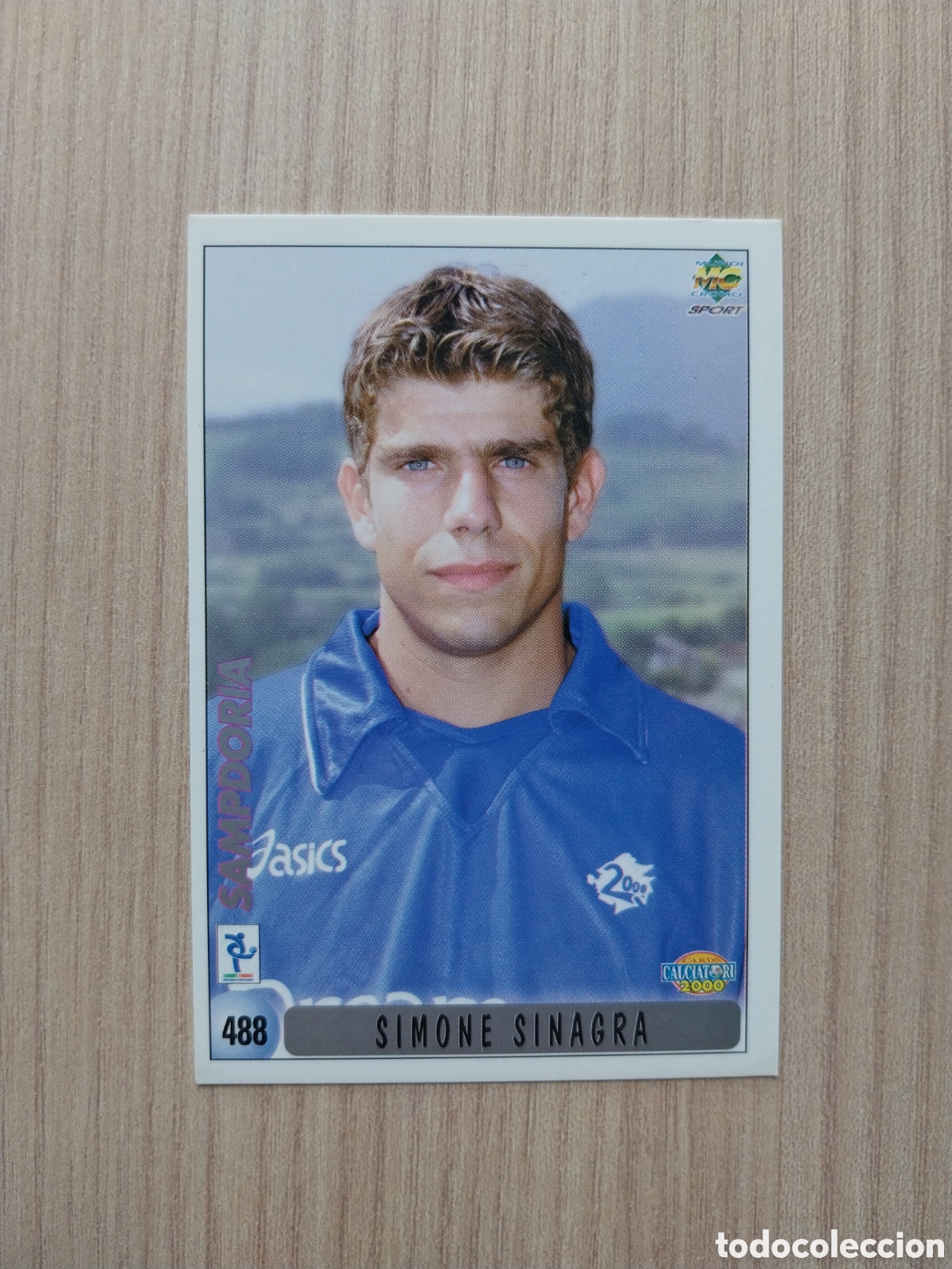Cromos de F&uacute;tbol: SIMONE SINAGRA EMANUELE MATRUZZI N&deg; 488 FICHAJE CALCIATORI 1999 2000 99 00 SAMPDORIA MUNDICROMO