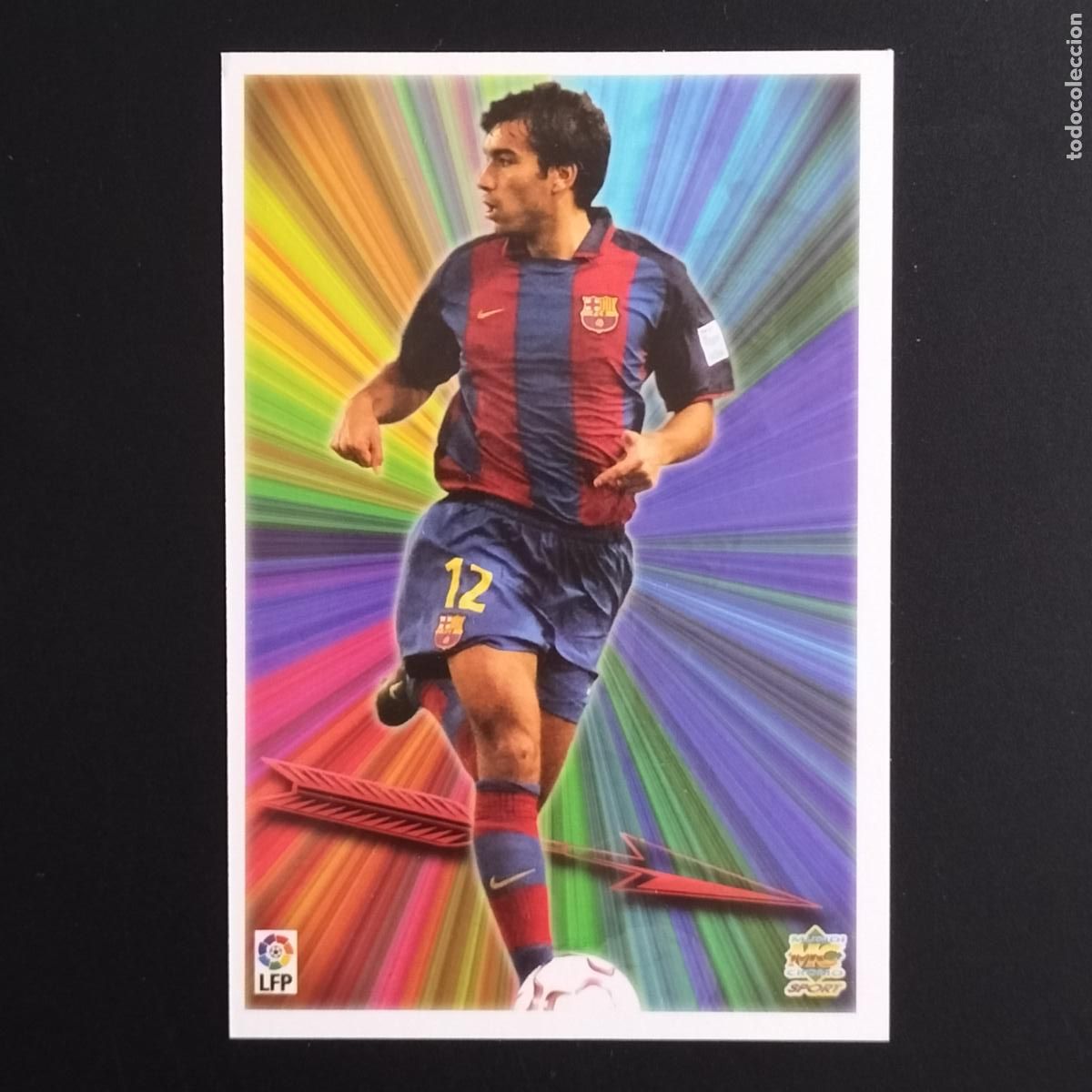 Cromos de F&uacute;tbol: MEGACARD 76 VAN BRONCKHORST F.C. BARCELONA CROMOS MUNDICROMO TOP LIGA FUTBOL 2003 2004 03 04