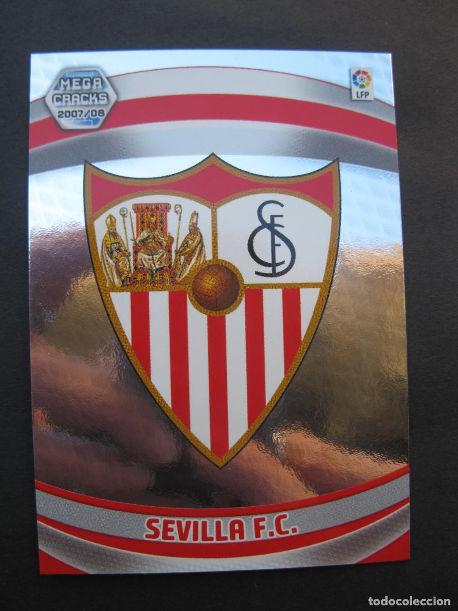 Cromos de F&uacute;tbol: ESCUDO DEL SEVILLA F.C. - N&ordm; 271 - MEGACRACKS 2007-2008 - PANINI - 07-08.