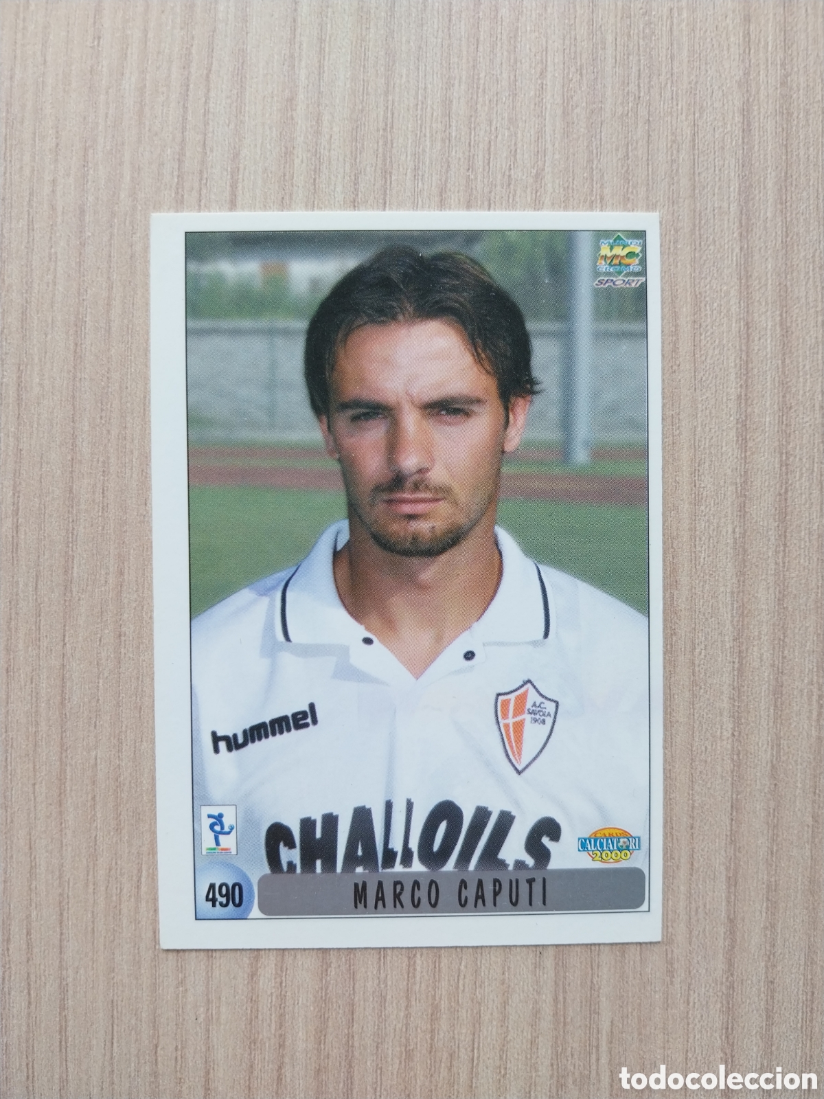 Cromos de F&uacute;tbol: ERROR MARCO CAPUTI ALBERTO NOCERINO N&deg; 490 FICHAJE CALCIATORI 1999 2000 99 00 SAVOIA MUNDICROMO