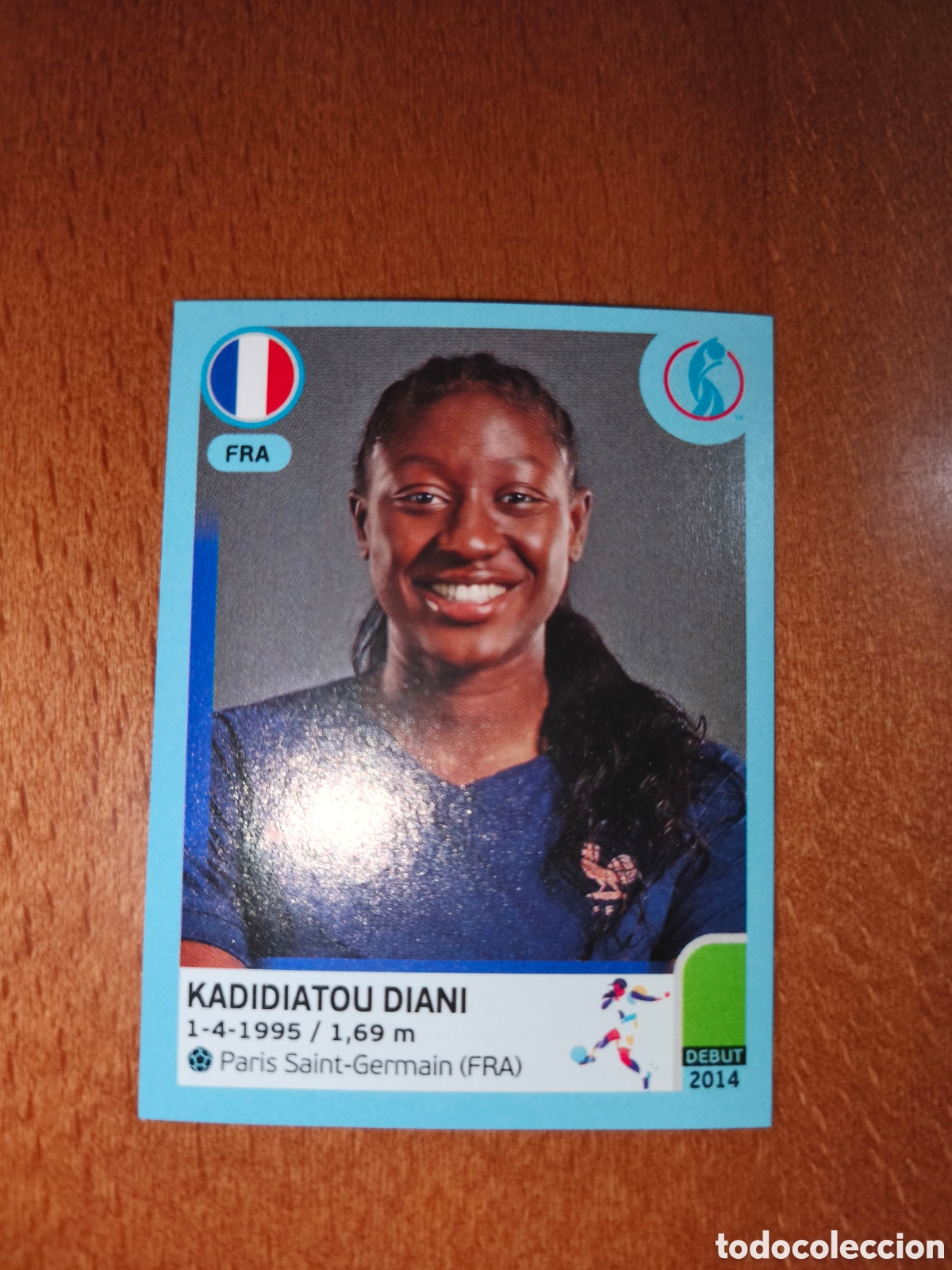 Cromos de F&uacute;tbol: Kadidiatou Diani n&deg;300 Uefa Women's Euro 2022 Francia