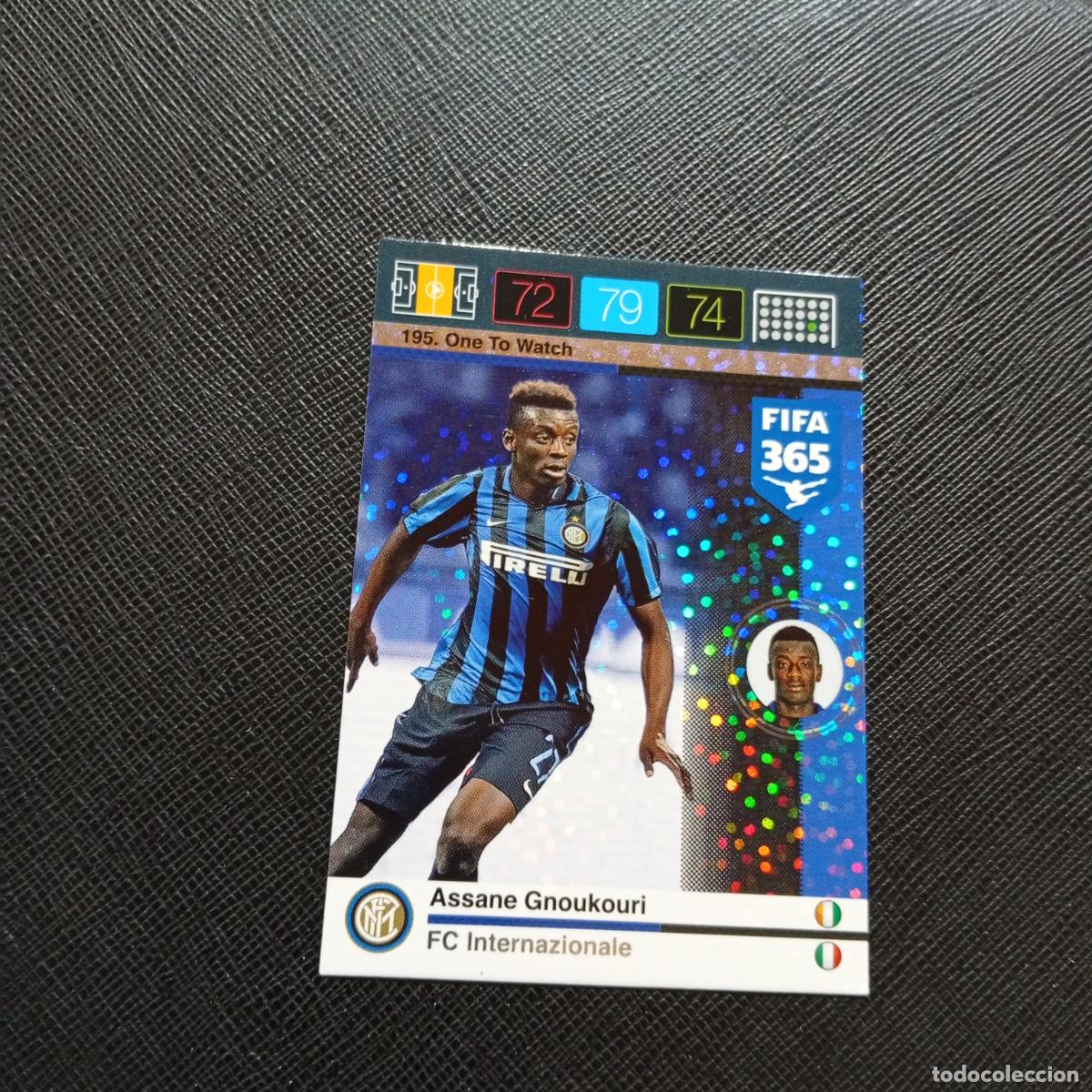 Cromos de F&uacute;tbol: 195 GNOUKOURI INTER MILAN ADRENALYN 2015 2016 FIFA 365 CROMO FUTBOL 15 16 - A182 PG307