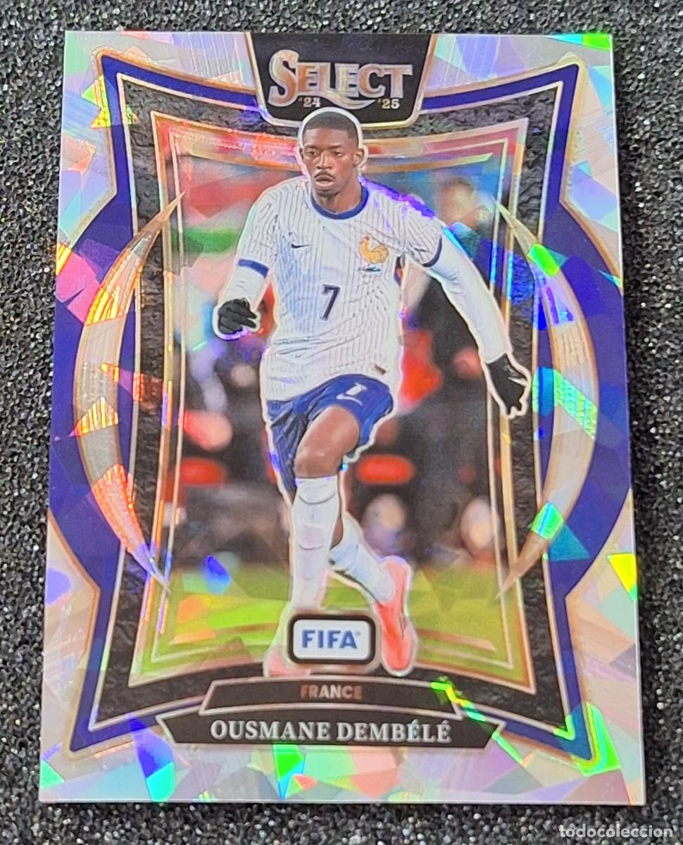 Cartes &agrave; collectionner de Football: Ousmane Dembele Francia Panini Select Soccer Terrace Ice Prizm