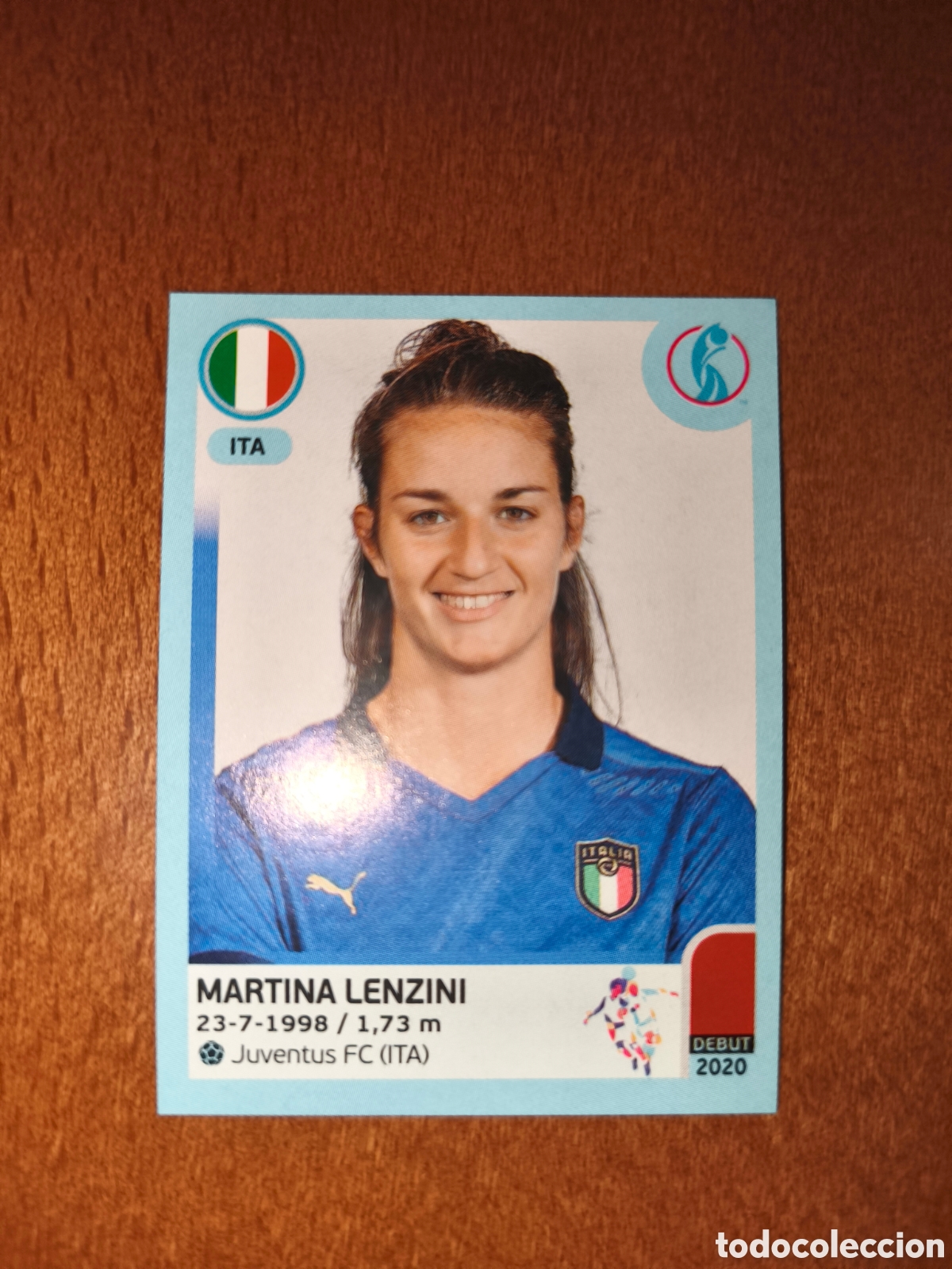 Cromos de F&uacute;tbol: Martina Lenzini n&deg;310 Uefa Women's Euro 2022 Italia