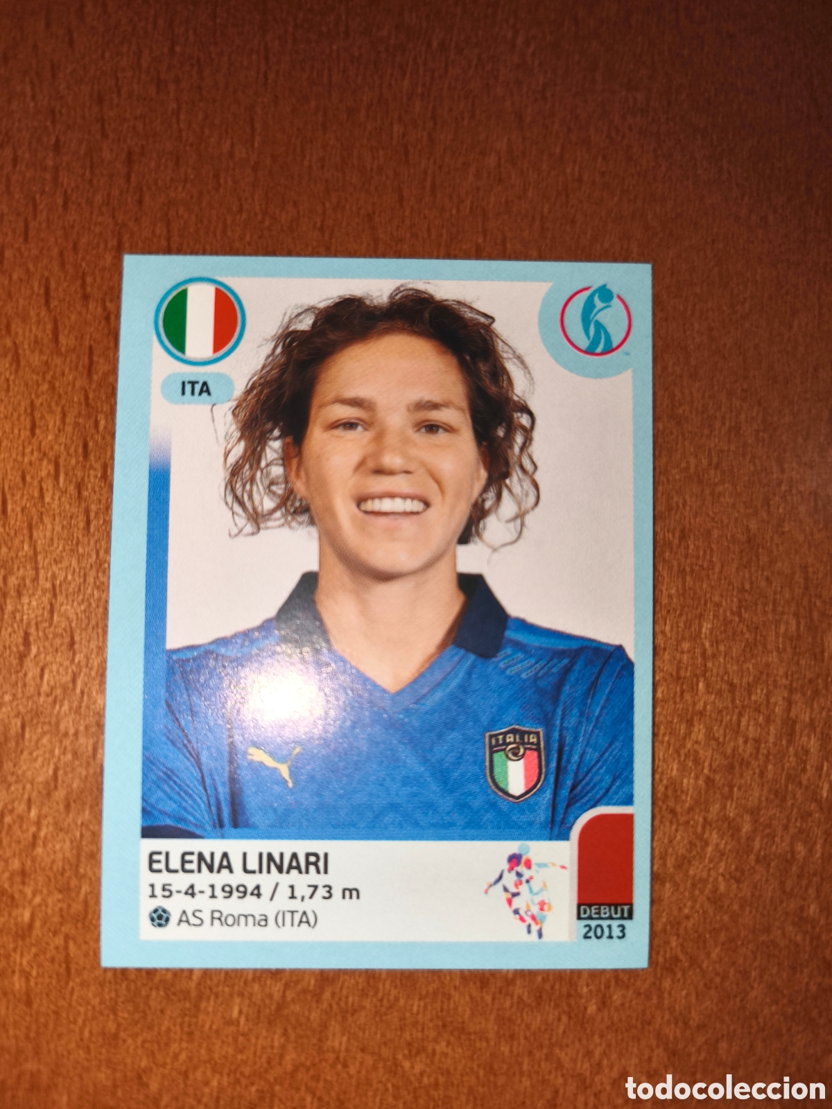 Cromos de F&uacute;tbol: Elena Linari n&deg;311 Uefa Women's Euro 2022 Italia
