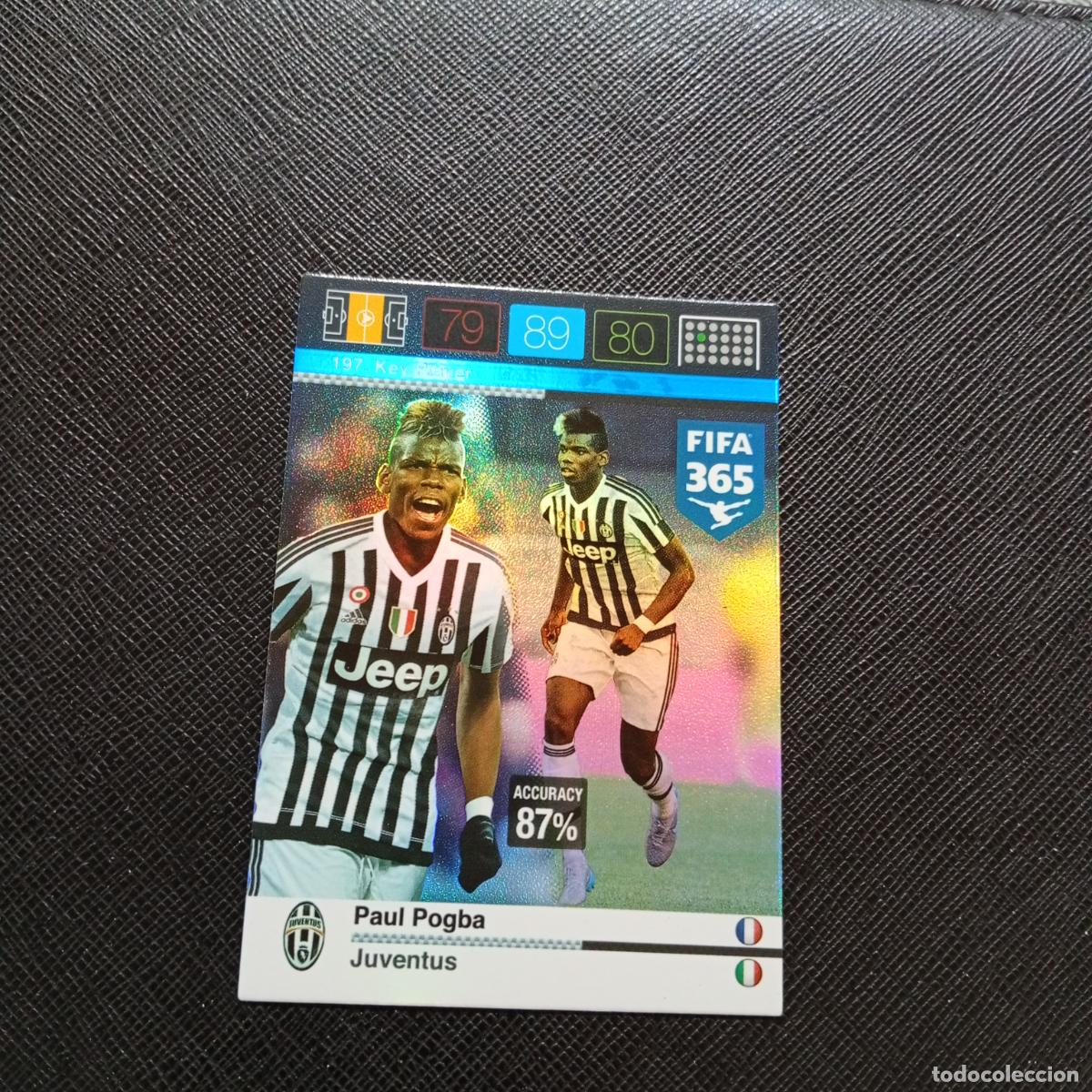 Cromos de F&uacute;tbol: 197 PAUL POGBA JUVENTUS ADRENALYN 2015 2016 FIFA 365 CROMO FUTBOL 15 16 - A182 PG352