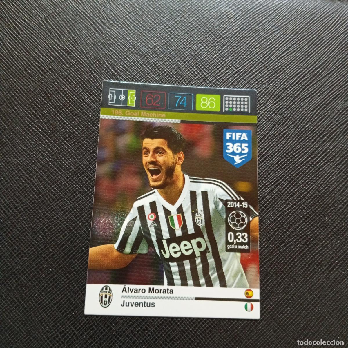 Cromos de F&uacute;tbol: 196 MORATA JUVENTUS ADRENALYN 2015 2016 FIFA 365 CROMO FUTBOL 15 16 - A182 PG352