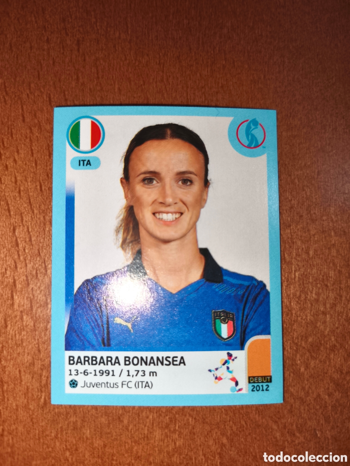 Cromos de F&uacute;tbol: Barbara Bonansea n&deg;320 Uefa Women's Euro 2022 Italia