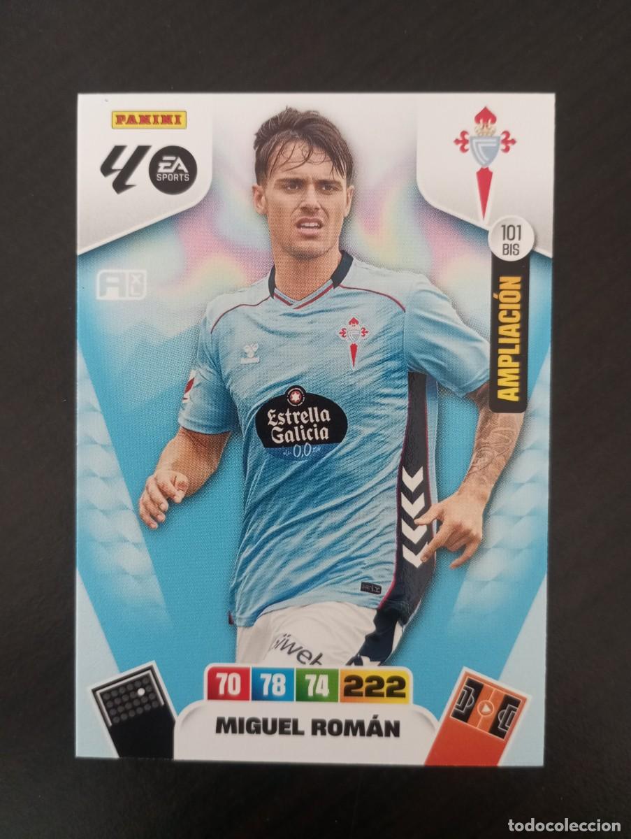 Cromos de F&uacute;tbol: CARD ADRENALYN XL PANINI 2025-2026 25 26 AMPLIACION MIGUEL ROMAN CELTA 101 BIS