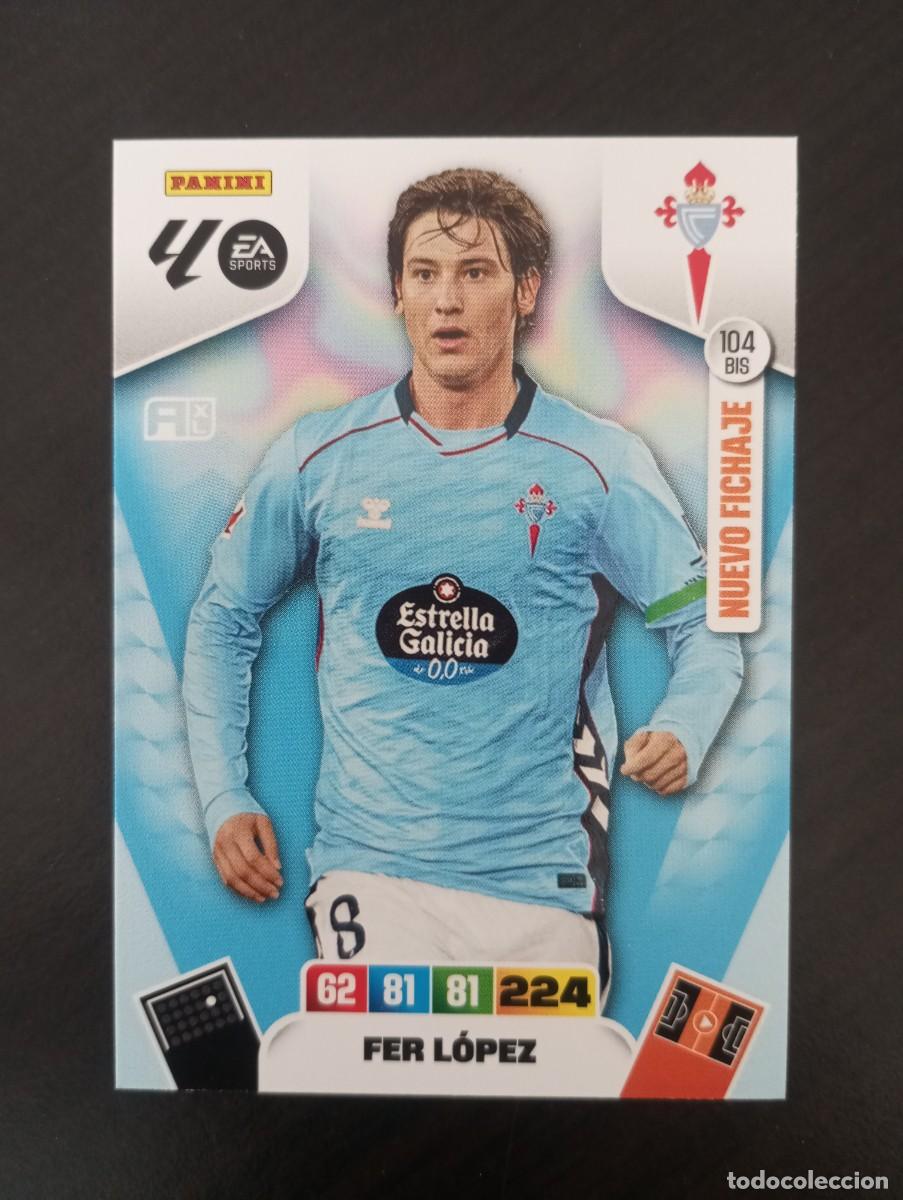 Fu&szlig;ball-Sticker: CARD ADRENALYN XL PANINI 2025-2026 25 26 NUEVO FICHAJE FER LOPEZ CELTA 104 BIS